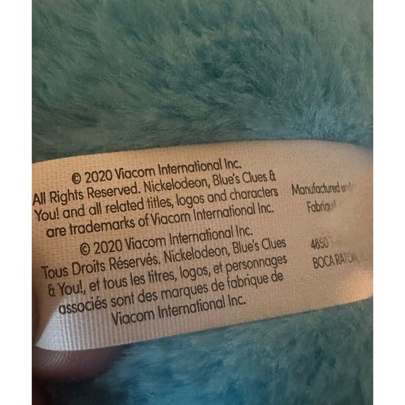 16" Blue's Clues & You Soft Plush Stuffed Animal Dog Nickelodeon Viacom 2020 - Picture 12 of 12